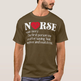 Nurse presentiod Funny Nurse Definition T Shirt