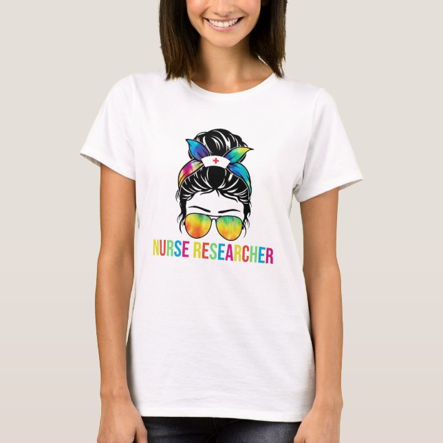 Nurse Researcher T Shirt (Framsida)