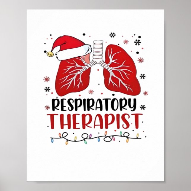 Nurse Respiratory Therapist Jul, Lung Kristus Poster (Framsidan)