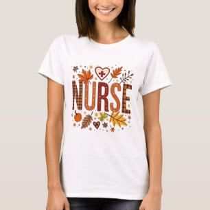 Nurse Retro Bubble Brev Groovy T Shirt