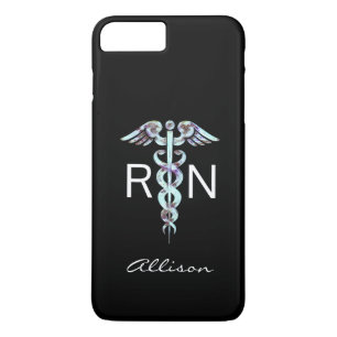 Nurse RN Caduceus Modern Personlig