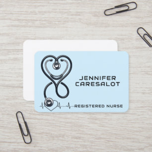 Nurse RN, LVN, LPN, Caretaker-Affärskort Visitkort