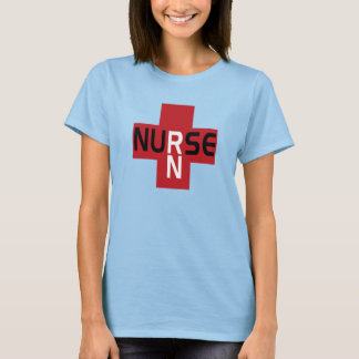 NURSE RN RED T-SHIRT
