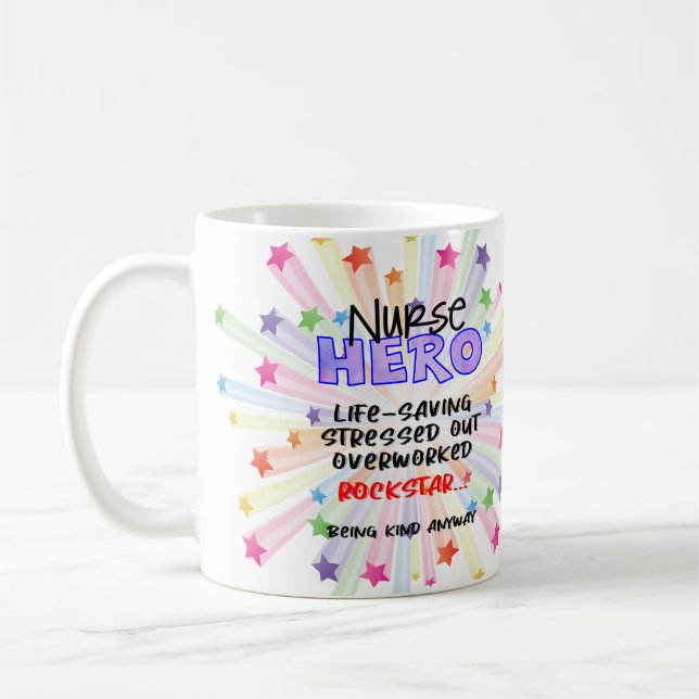 Nurse Rockstar Mugg (Vänster)