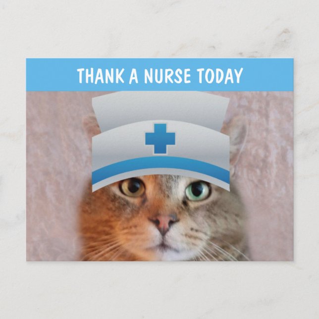 Nurse Rupie Gratitude Vykort (Framsida)