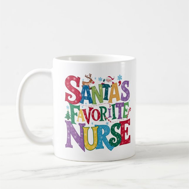 - Nurse - Santa Kaffemugg (Vänster)