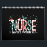 Nurse Santa's Favorite Elf-julinspiration Kalender<br><div class="desc">Nurse Santa's Favorite Elf Life Day ger inspiration</div>
