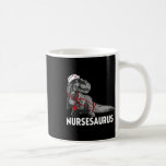 Nurse Saurus Funny Kaffemugg<br><div class="desc">Nurse Saurus Funny</div>