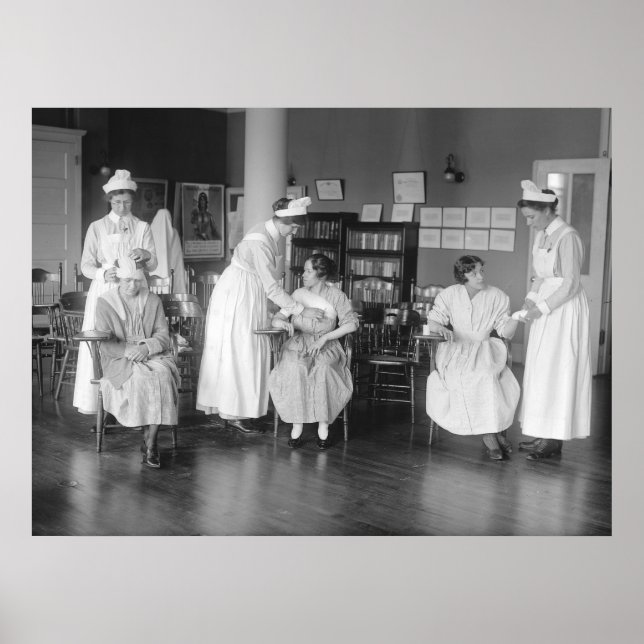 Nurse School, tidigt 1900-talet Poster (Framsidan)