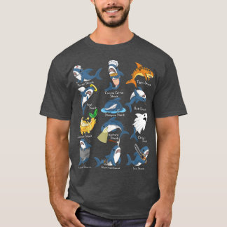 Nurse Shark Cookie Cutter Shark Angel  T Shirt