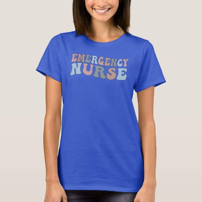 Nurse Shirt, Akut Nurse Tshirt, ER Nurse Gift T Shirt (Framsida)