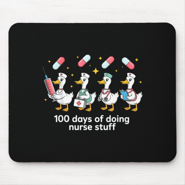 Nurse Skeleton New Year Crew 2026 Funny Er Icu Par Musmatta (Framsidan)