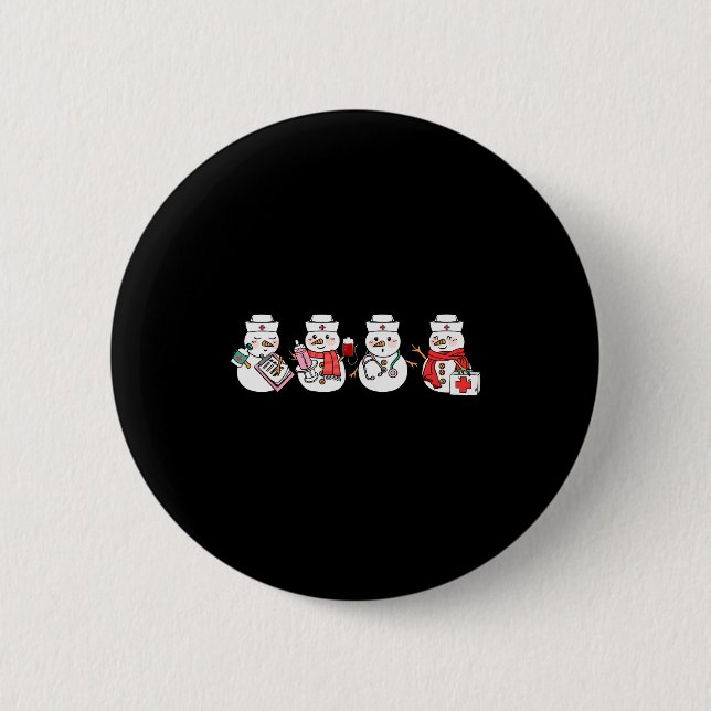Nurse Snowman Squad Nursing Rn Registered Funny Ch Knapp (Framsida)