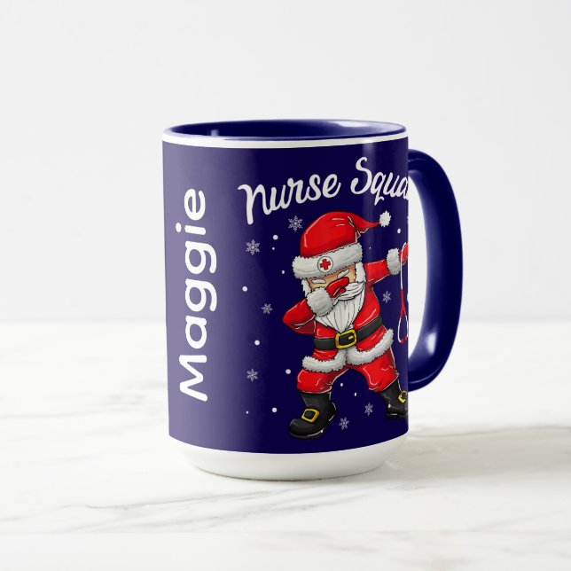 Nurse Squad Christmas  Mugg (Framsida höger)