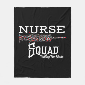 Nurse Squad - Nål - anropar bilderna Fleecefilt