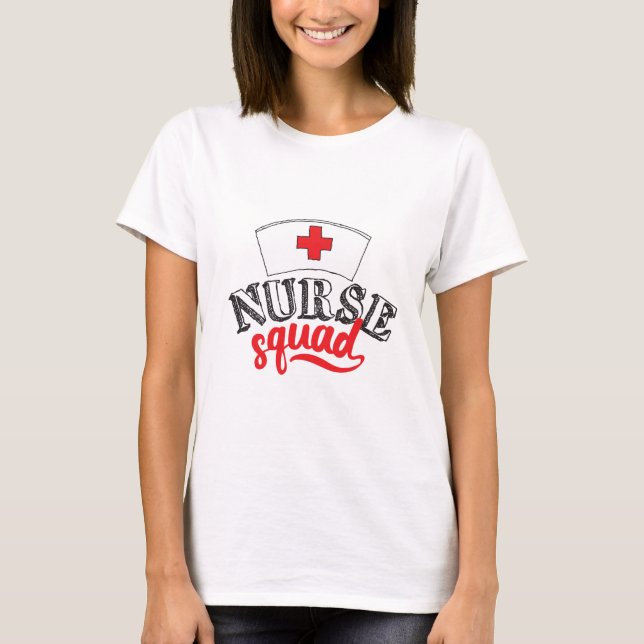 Nurse Squad Nurse Friends Nurse Best Friends Nurse T Shirt (Framsida)