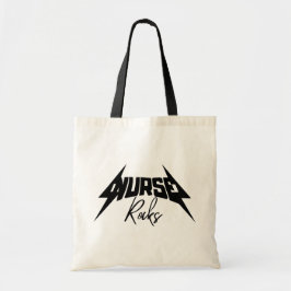 Nurse Sten minimalistiskt Retro Stil Tygkasse