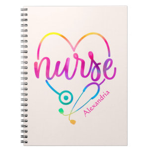 Nurse Stethoscope Anteckningsbok