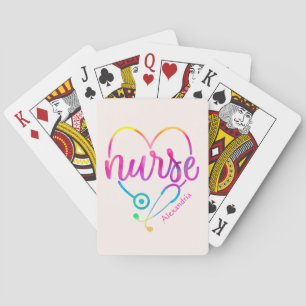 Nurse Stethoscope Casinokort