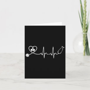 Nurse Stethoscope Heartslag Nurse Vecka 2025 Kort