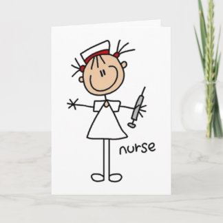 Nurse Stick figur Kort