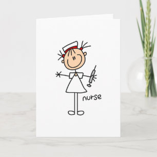 Nurse Stick figur-kort Kort