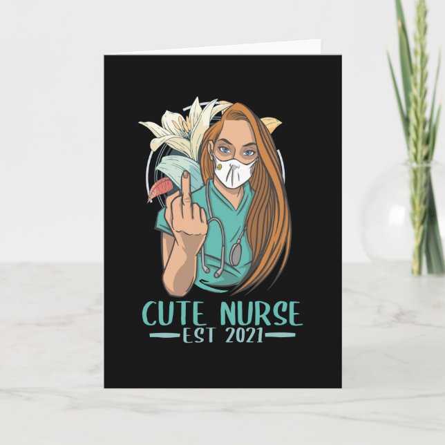 Nurse Studenten 2021 Gift Kort (Framsida)