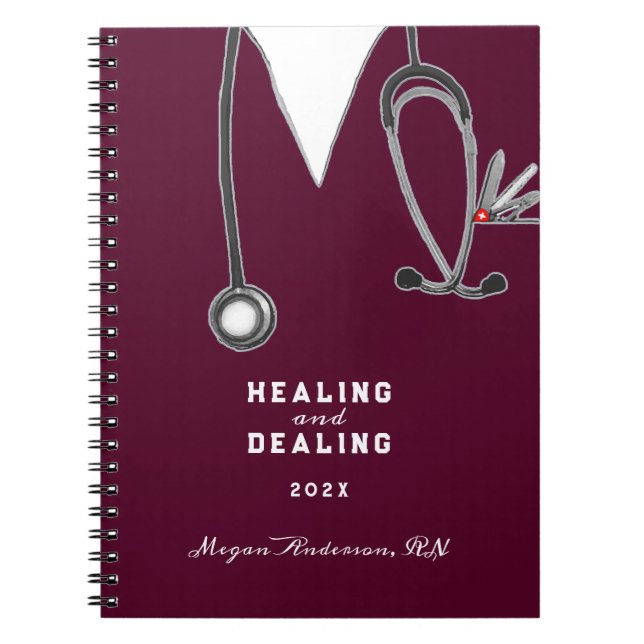 Nurse Studenten Gift Ideas Anteckningsbok (Framsidan)