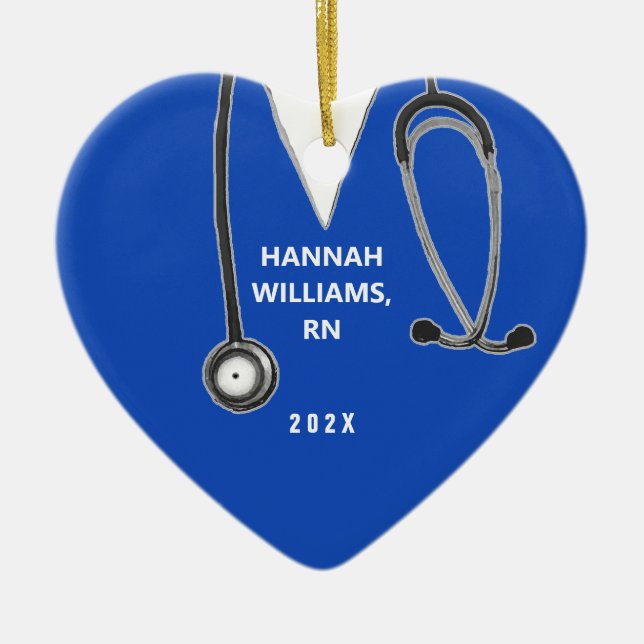 Nurse Studenten Keepsakceramic ornament (Framsidan)