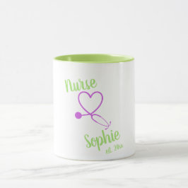 Nurse Studenten Mugg Gift Personlig Lägg till Namn