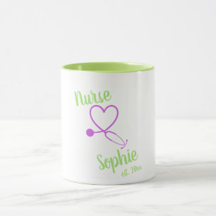 Nurse Studenten Mugg Gift Personlig Lägg till Namn