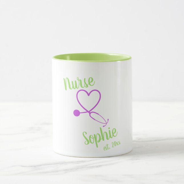 Nurse Studenten Mugg Gift Personlig Lägg till Namn (Center)