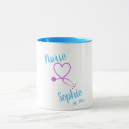 Nurse Studenten Mugg Gift Personlig Lägg till Namn