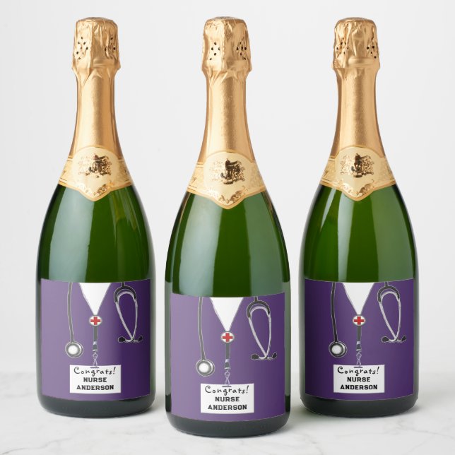 Nurse Studenten Nursing School Sparkling Vin Lab (Flaskor)