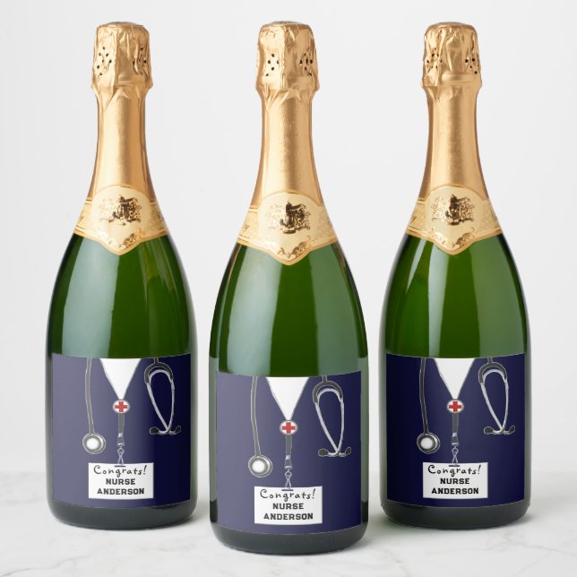 Nurse Studenten Nursing School Sparkling Vin Lab (Flaskor)