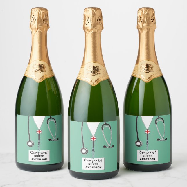 Nurse Studenten Nursing School Sparkling Vin Lab (Flaskor)