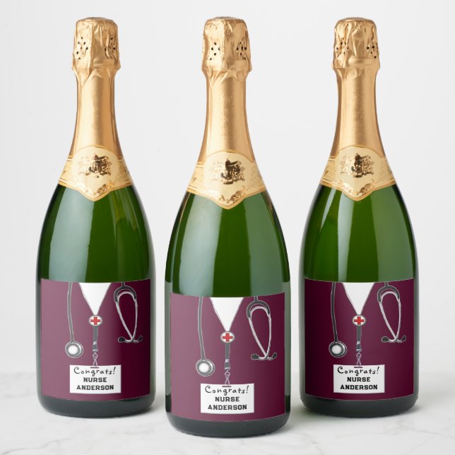 Nurse Studenten Nursing School Sparkling Vin Lab (Flaskor)