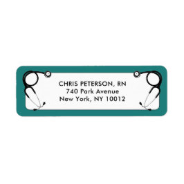 Nurse Studenten Returadress Etikett