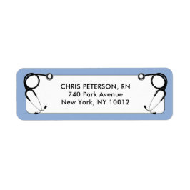 Nurse Studenten Returadress Etikett