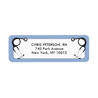 Nurse Studenten Returadress Etikett