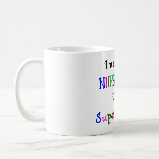 Nurse Superhjälte Kaffemugg (Vänster)