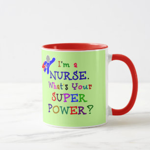 Nurse Superhjälte Mugg
