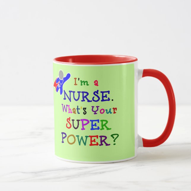 Nurse Superhjälte Mugg (Höger)