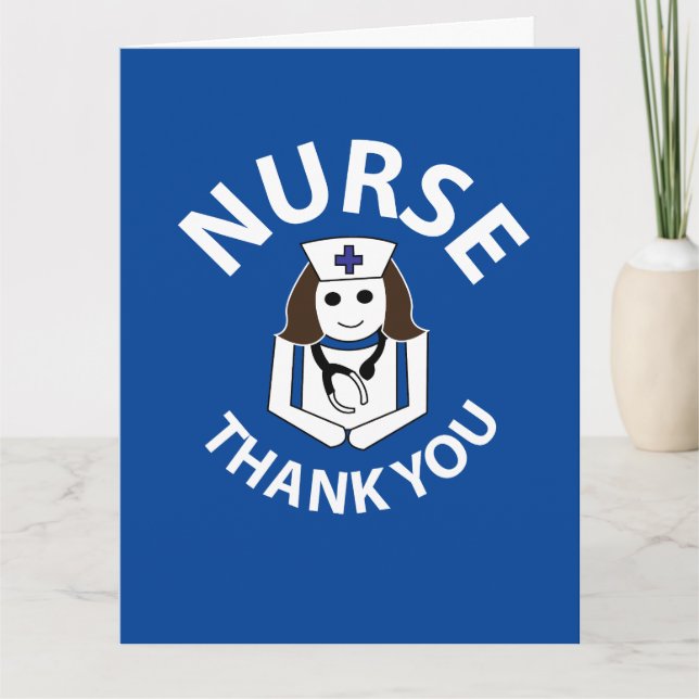 Nurse Tack Nurse Kort (Framsida)
