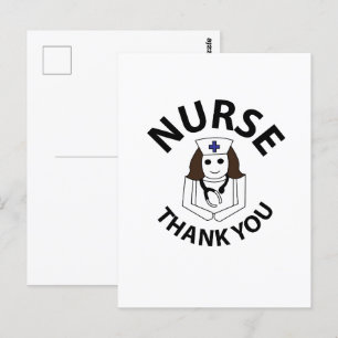 Nurse Tack Nurse Vykort