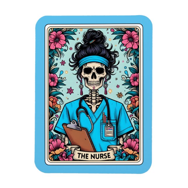 Nurse Tarot Magnet (Vertikal)