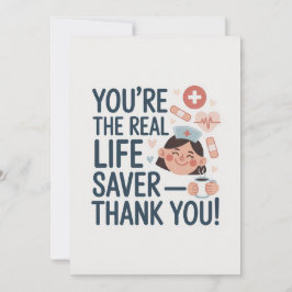 Nurse Thank You Card Tack Kort