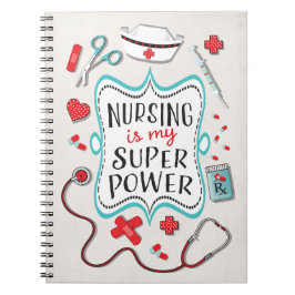 Nurse Toppen Power Anteckningsbok