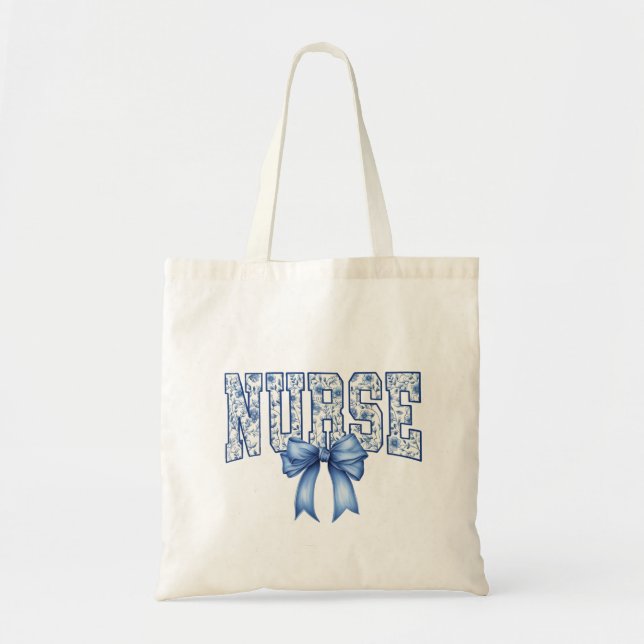 Nurse Tote Bag Tygkasse (Framsidan)