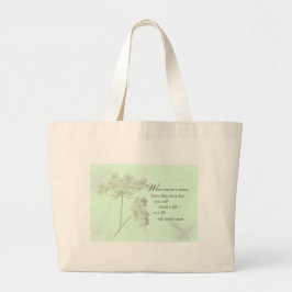 Nurse Touch ett liv med Vild Flowers Jumbo Tygkasse